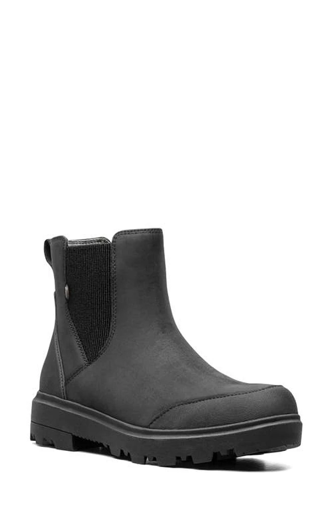 Bogs Holly Waterproof Chelsea Boot Black at Nordstrom,