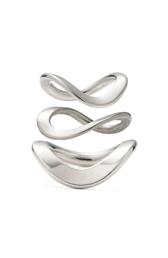 Lady Grey Raia Set of 3 Stacking Rings at Nordstrom,