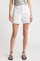 FRAME The Easy Denim Shorts White at Nordstrom,