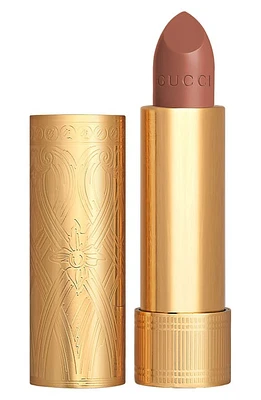 Gucci Rouge à Lèvres Satin Lipstick in 121 Elena Sand at Nordstrom