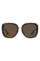 Versace 56mm Pillow Sunglasses in Havana at Nordstrom