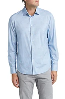 Bugatchi James OoohCotton Mélange Button-Up Shirt at Nordstrom,