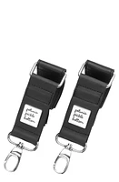 Petunia Pickle Bottom Faux Leather Valet Stroller Clips in Black/silver at Nordstrom