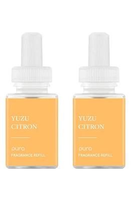 PURA 2-Pack Diffuser Fragrance Refills in Yuzu Citron at Nordstrom