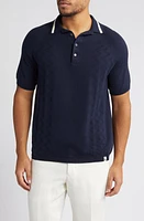 PEREGRINE Textured Polo Navy at Nordstrom,