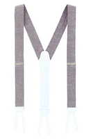 Trafalgar Louisville Chambray Suspenders in Purple at Nordstrom