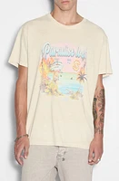 Ksubi Paradise Biggie Dusty Desert Oversize Cotton Graphic T-Shirt Tan at Nordstrom,