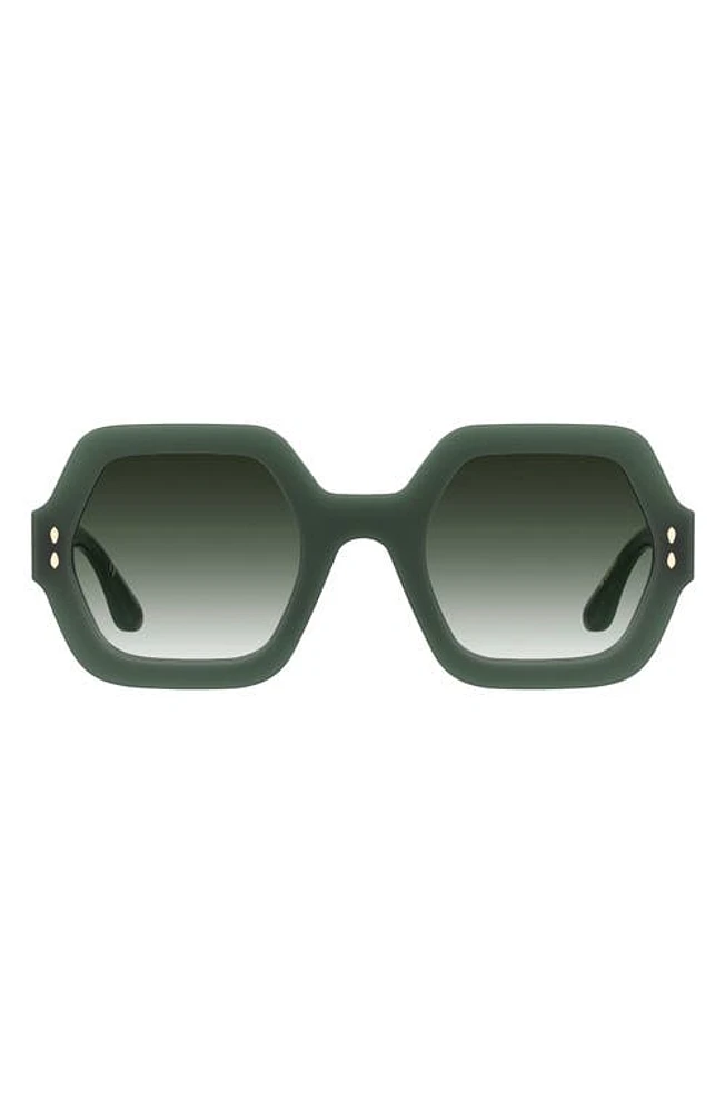 Isabel Marant 52mm Square Sunglasses in / Shaded at Nordstrom