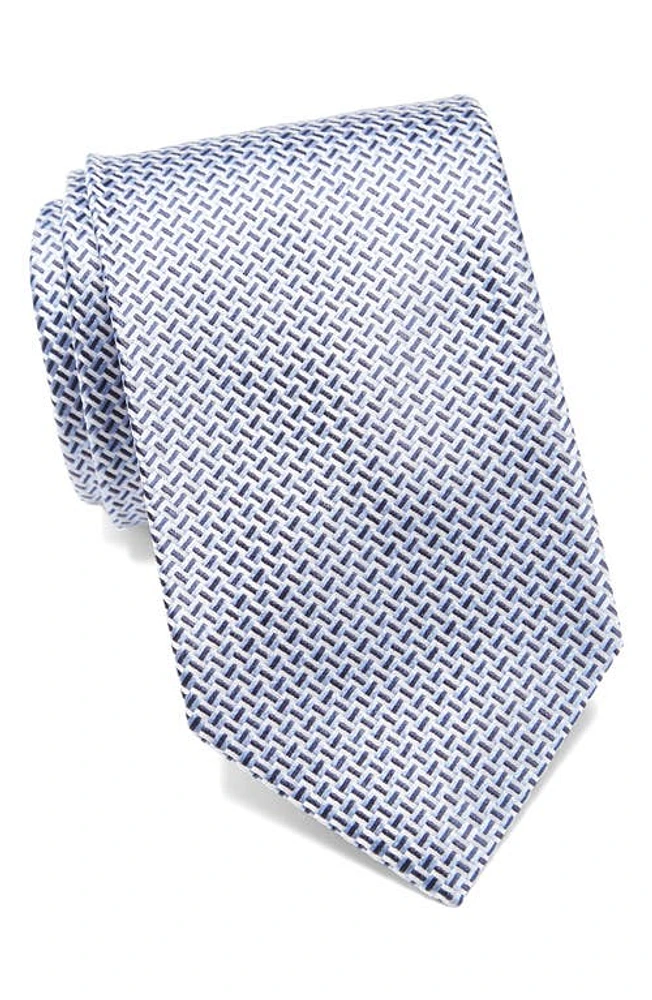 Brioni Standard Silk Tie in Sky Blue/Midnight Blue at Nordstrom