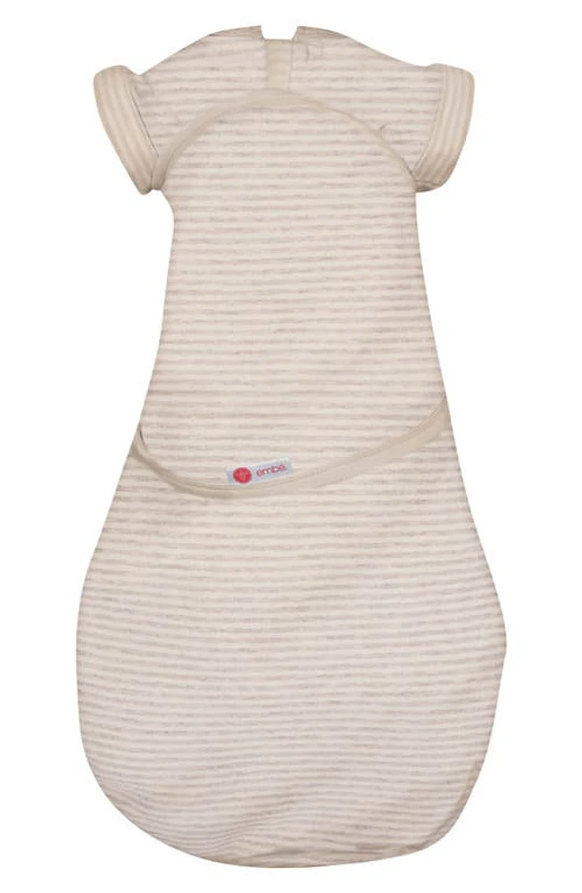 embé Transitional SwaddleOut Swaddle in Brown Stripe at Nordstrom, Size 3-6 M