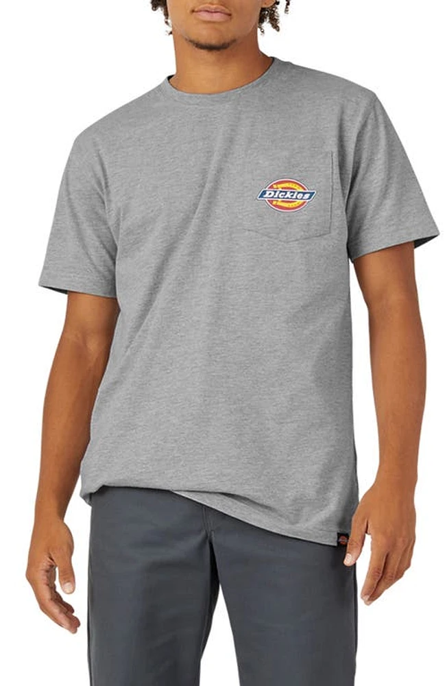 Dickies Logo Pocket Graphic Tee Heather Gray at Nordstrom,