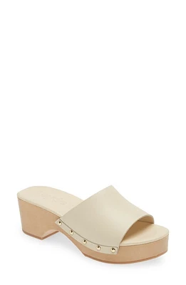 aeyde Bobbie Platform Slide Sandal Creamy at Nordstrom,