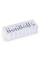 Bey-Berk Acrylic Domino Set in White at Nordstrom