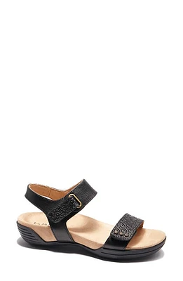 Hälsa Footwear Dominica Sandal Black Embossed at Nordstrom,