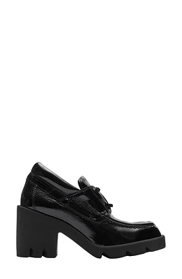 burberry Stride Block Heel Derby Black at Nordstrom,