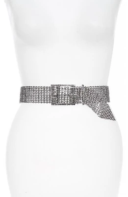 B-Low the Belt Farah Crystal Belt in Silver at Nordstrom