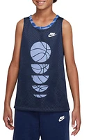 Nike Kids' Culture of B-Ball Jersey Midnight Navy/White at