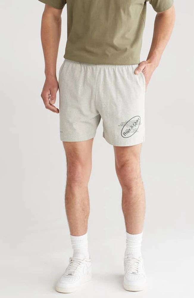 Museum of Peace & Quiet Hours Cotton Sweat Shorts Heather at Nordstrom,