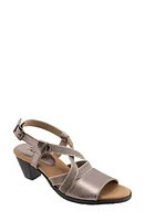 Trotters Meadow Ankle Strap Sandal Pewter at Nordstrom,