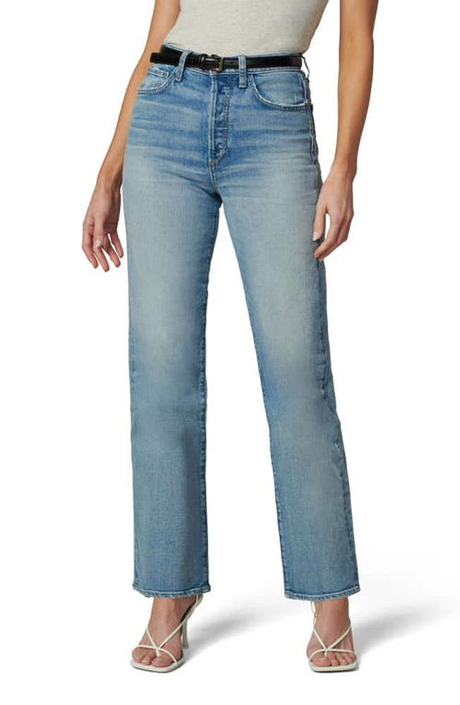 Joe's The Margot High Waist Straight Leg Jeans Dejavu at Nordstrom,