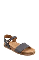 SoftWalk Upland Ankle Strap Sandal Navy at Nordstrom,