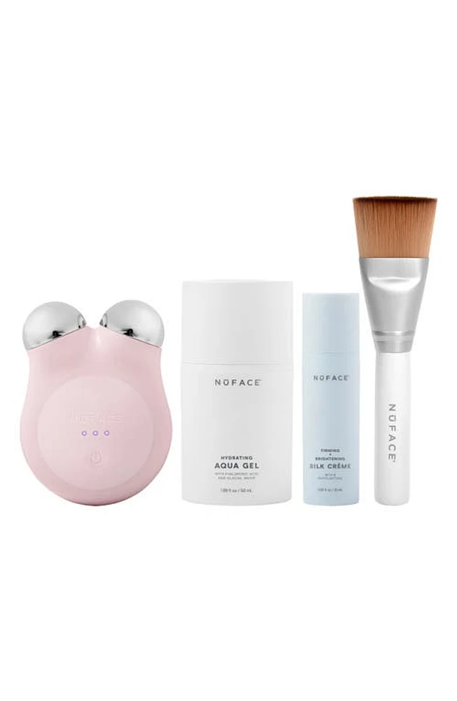 NuFACE MINI+ On-the-Go Facial Toning Starter Kit $309 Value in Sandy Rose at Nordstrom