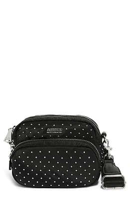 Aimee Kestenberg Not Your Basic Mama Convertible Crossbody in Black Micro Stud at Nordstrom