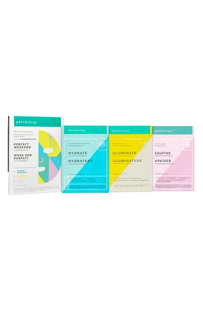 Patchology Perfect Weekend FlashMasque 5-Minute Facial Sheet Mask Set at Nordstrom