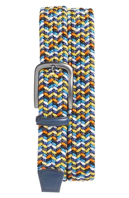 Torino Woven Belt Navy Multicolor at Nordstrom,