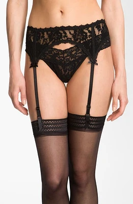 Hanky Panky Lace Garter Belt Black at Nordstrom,