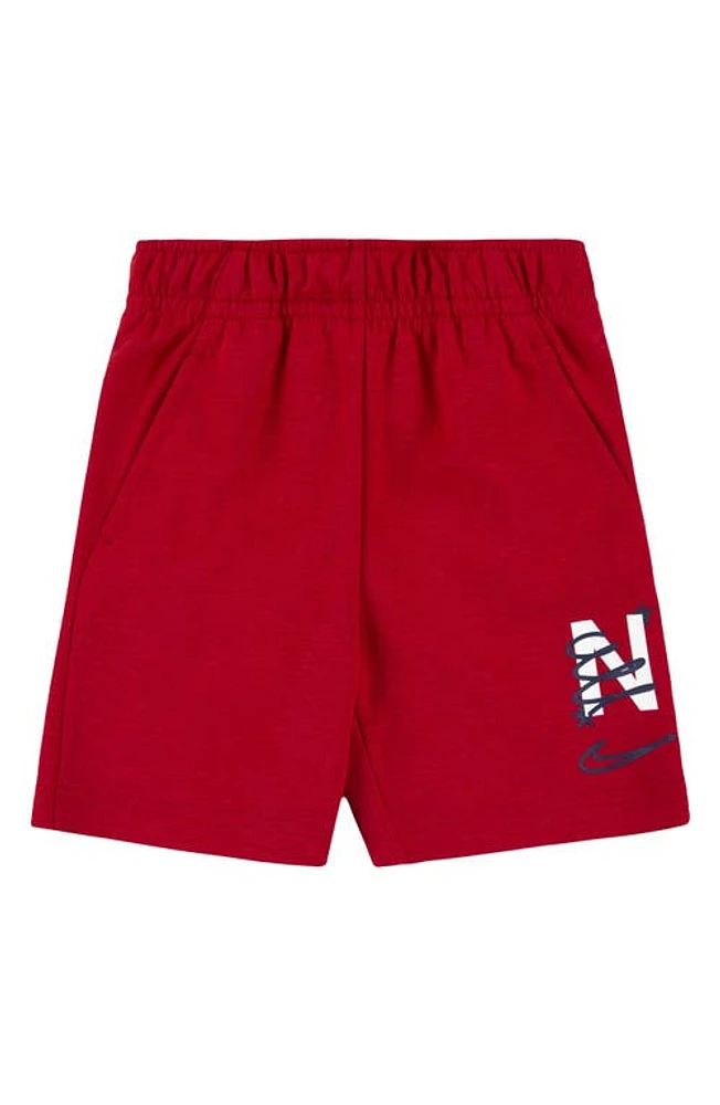 Nike Kids' Dri-FIT Drawstring Shorts in Gym Red at Nordstrom, Size 4T