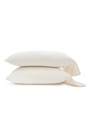 Pom Pom at Home Mateo Set of 2 Crinkled Cotton Pillowcases in Greige at Nordstrom