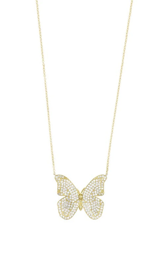 Bony Levy Tanya Diamond Pavé Butterfly Pendant Necklace in 18K Gold at Nordstrom