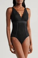 Lemonade Dolls Lace Full Cup Bodysuit Black at Nordstrom,