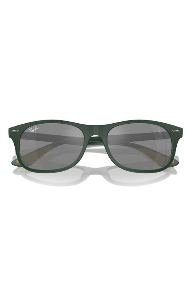 Ray-Ban x Scuderia Ferrari 55mm Square Sunglasses in Matte Green at Nordstrom