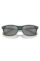 Ray-Ban x Scuderia Ferrari 55mm Square Sunglasses in Matte Green at Nordstrom