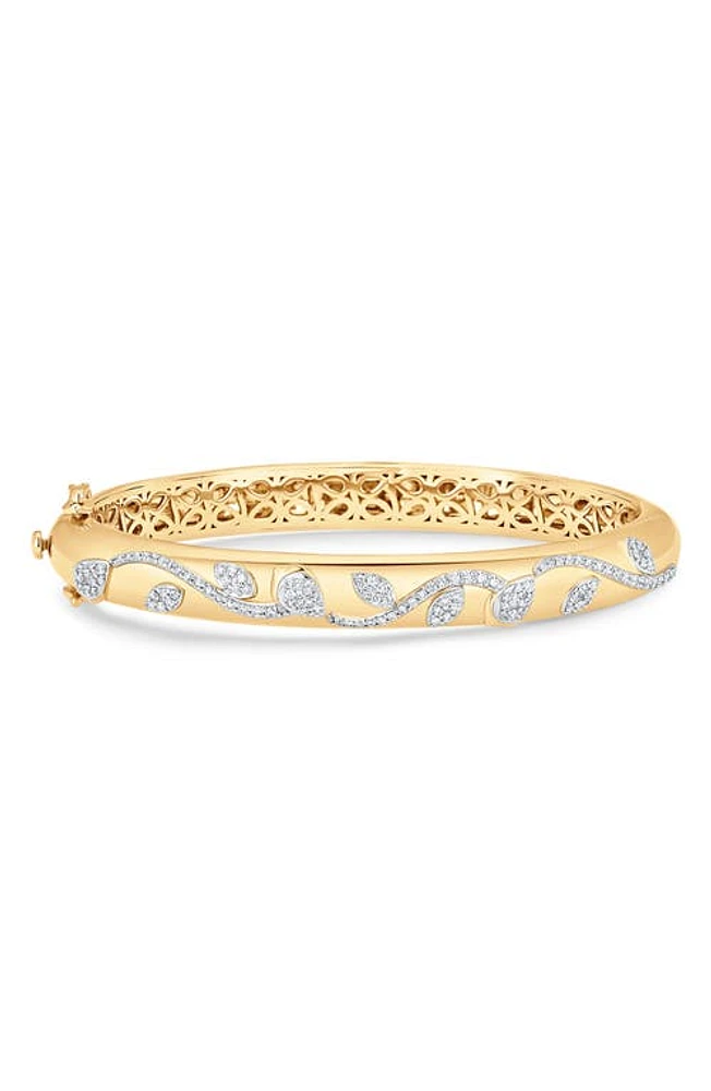 Sara Weinstock Lierre Diamond Slim Bangle in Yellow Gold at Nordstrom