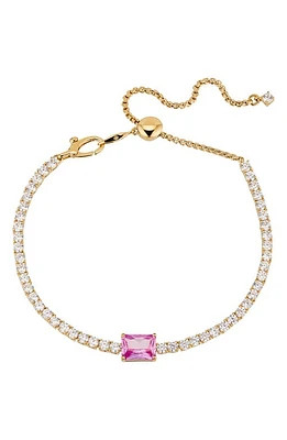 Nadri Emerald Cut Tennis Bracelet in Gold at Nordstrom