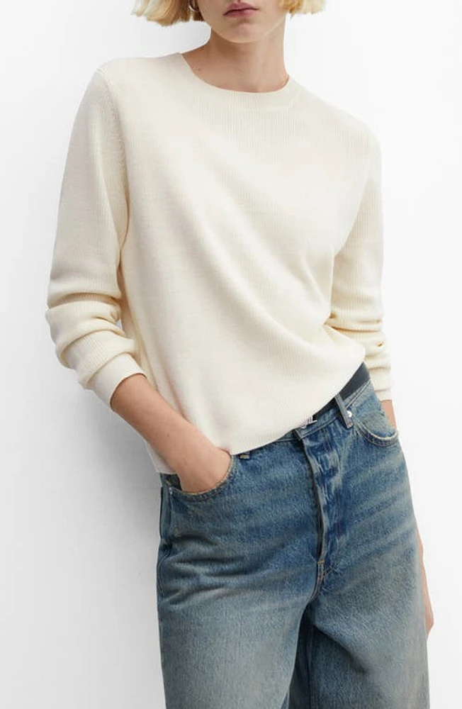 MANGO Crewneck Sweater at Nordstrom,