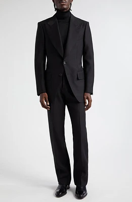 TOM FORD Atticus Wool & Silk Organza Evening Jacket Black at Nordstrom, Us