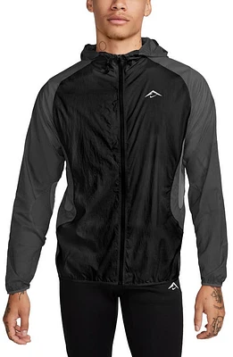 Nike Trail Aireez Water Repellent Hooded Running Jacket at Nordstrom,