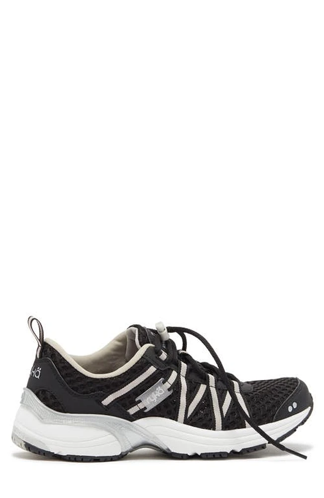 Rykä Hydro Sport Athletic Sneaker in Black/silver/grey at Nordstrom, Size 5.5