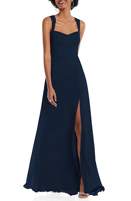 After Six Sweetheart Neck Evening Gown Midnight Navy at Nordstrom,