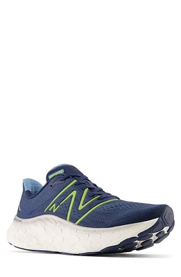 New Balance Fresh Foam X More v4 Sneaker Nb Navy/Cosmic Pineapple at Nordstrom,