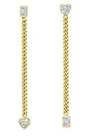 Mindi Mond Icon Fancy Chain Diamond Mismatched Earrings in Yellow Gold/Diamond at Nordstrom