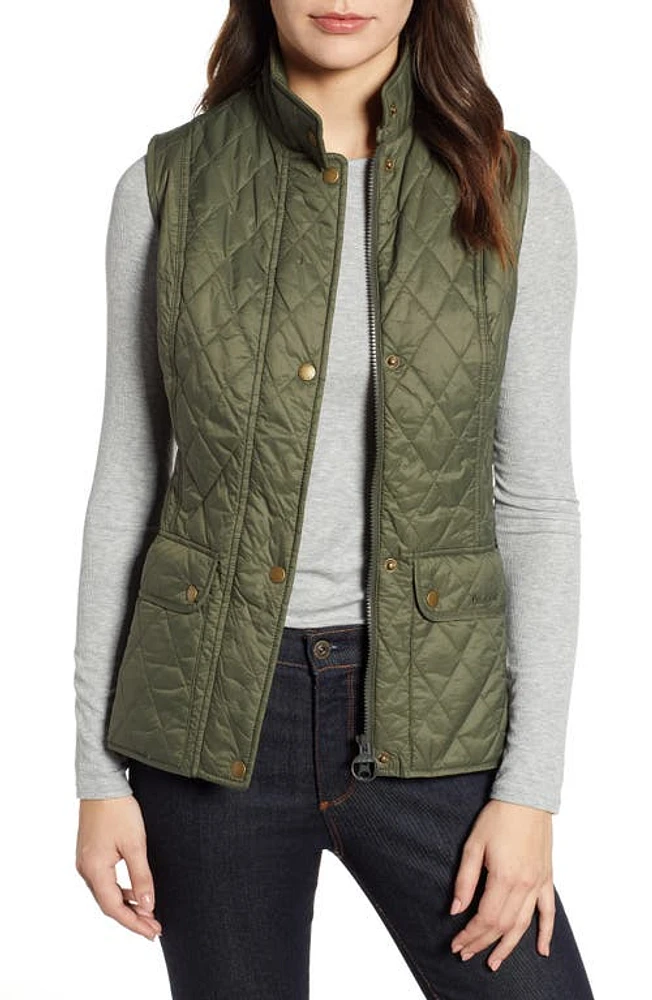 Barbour Otterburn Vest Olive at Nordstrom, Us