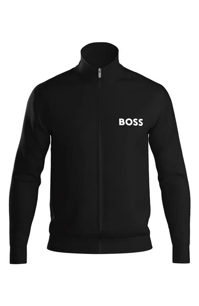 BOSS Men's Ease Track Jacket Black at Nordstrom,