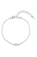 Ted Baker London Harsaa Tiny Heart Bracelet in Silver Tone at Nordstrom