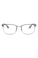 Ray-Ban 52mm Optical Glasses in Grey Silver at Nordstrom