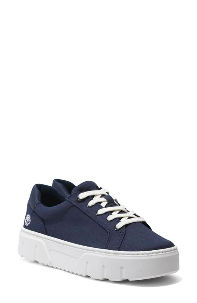 Timberland Laurel Court Platform Sneaker Navy Canvas at Nordstrom,